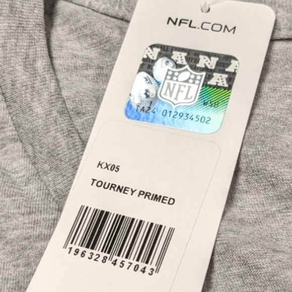 NFL Team Apparel Womens Primed Tourney Philadelphia Eagles Go Birds Playoff Tee - Picture 4 of 9